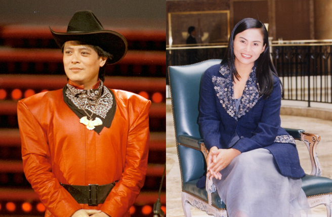 裘海正（右）昨现身活动谈恩师刘文正乌龙死讯。（图／中时资料照片）