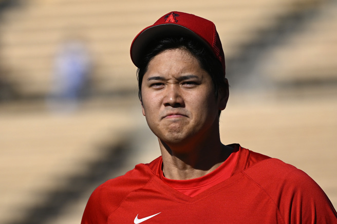大谷翔平期望带领天使拿下季后赛席次。（美联社资料照）