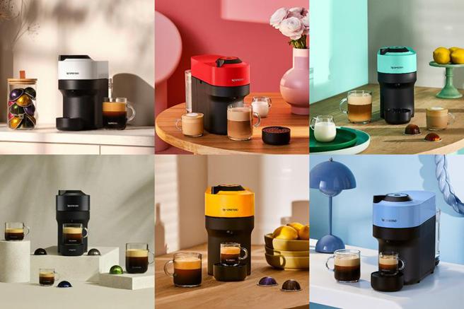 Nespresso VERTUO POP咖啡机结合创新科技、时尚美感与直觉式操作介面，让消费者以入门价格即可享受到高品质又讲究的臻选厚萃咖啡。（图／Nespresso提供）