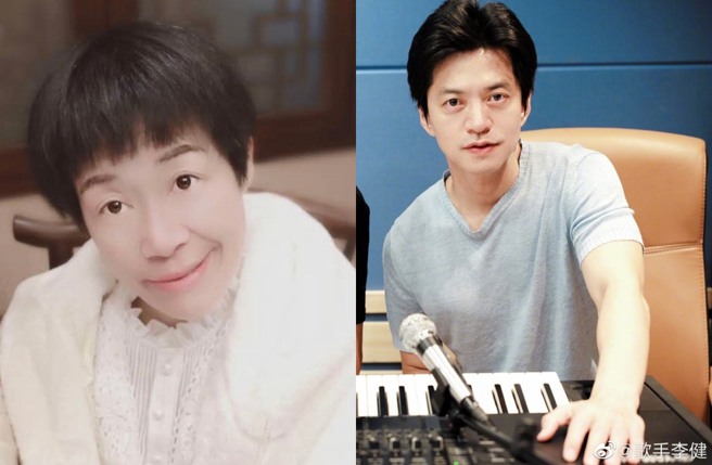 余秀华先前常跟歌手李健告白。（图／翻摄自余秀华、歌手李健微博）