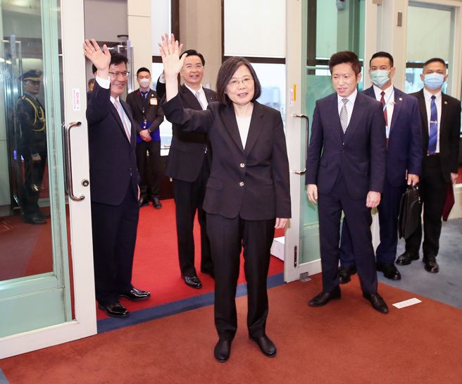 总统蔡英文出访中美洲友邦，根据表定行程将率先过境美国纽约。（中时资料照／范扬光摄）