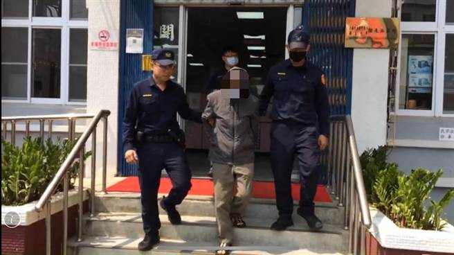 曾男連續潛入住宅竊盜，終於遭警方逮捕。（讀者提供／程炳璋台南傳真）