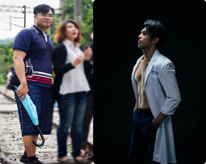 41歲王銘嶼身高183公分、體重83公斤，體脂率10％，還擁有傲人胸腹肌，但其實過去最胖130公斤，經減重手術及魔鬼式重訓、搭配精準飲食控制，才能有這副好身材。（王銘嶼提供）