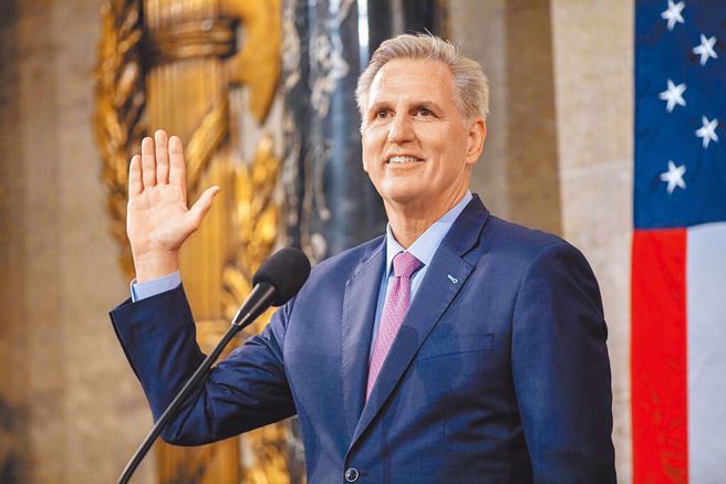 美国眾议院议长麦卡锡。（图／取自麦卡锡脸书）