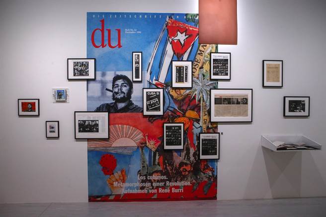 《勒内．布里：视觉爆炸》即日起至6月18日于台北市立美术馆展出；勒内．布里于1963年拍摄的标志性肖像《抽雪茄的切格瓦拉》（Che with Cigar）则使他闻名于世。（邓博仁摄）