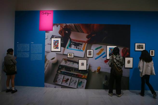 《勒内．布里：视觉爆炸》即日起至6月18日于台北市立美术馆展出；勒内．布里于北美馆这次展出共500余件作品与文件檔案，包含原版古董照片、底片印样、印刷样张、影片、手工书、展览计画、笔记、书信、拼贴、水彩等，除可见布里的摄影作品，亦可从他生活中信手拈来的多元创作中一睹其才华洋溢的艺术家风采。（邓博仁摄）