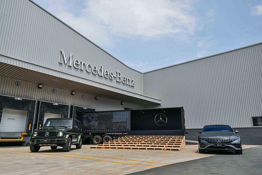 （全新Mercedes-Benz零件物流中心正式啟用，存貨空間提升三倍。圖／業者提供）