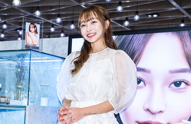 林襄近年来因啦啦队女神身分爆红。（图／中时资料照片）