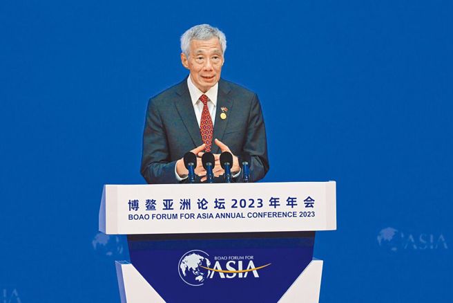 名家观点》马博：「安全靠美国」在东南亚出现动摇。图为新加坡总理李显龙。（新华社）
