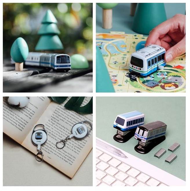 周边商品种类多元。（桃捷提供／蔡明亘桃园传真）