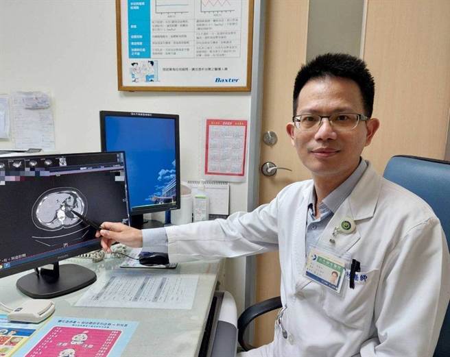 大千醫院醫師陳孟財表示，只要找出次發性高血壓的原因並治療，多數病人都能獲得改善。（大千醫院提供／謝明俊苗栗傳真）