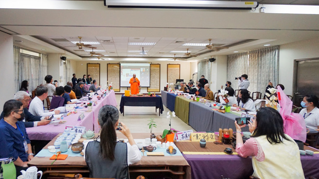 南华大学宗教学研究所举办「印度那烂陀古文明：重建西行高僧之光」台印学术论坛工作坊。(照片/南华大学提供)