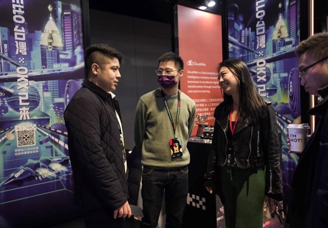 OKX為進軍台灣市場，參與各種活動爭取露出機會，並贊助活動、培育當地人才。(OKX提供)