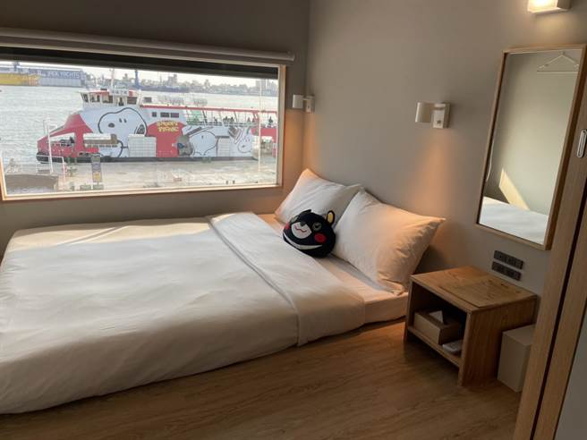 全台首座歷史建筑仓库旅宿「栈贰沐居KW2 HOSTEL」。（洪靖宜摄）