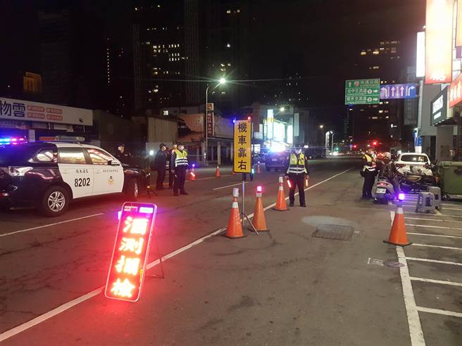 台中警方規畫4月1日與4月5日於所轄的15個分局，將展開全市同步擴大取締酒後駕車專案勤務。（台中市警察局提供／張妍溱台中傳真）