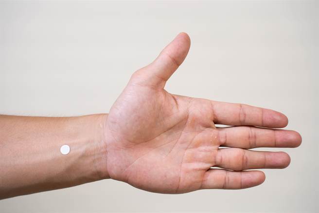 內關穴位置。（馬光中醫提供／崔正綱高雄傳真）