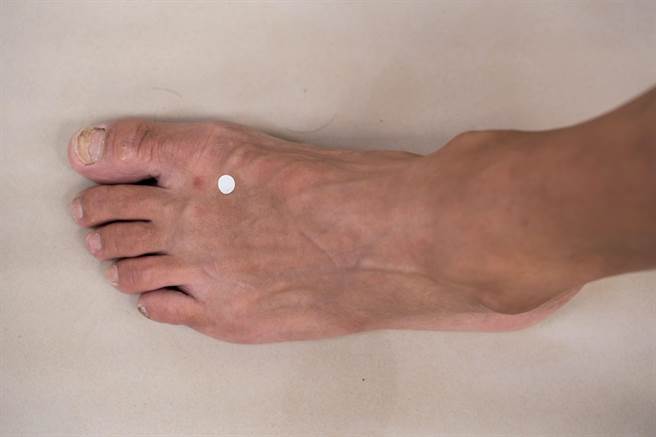 太衝穴位置。（馬光中醫提供／崔正綱高雄傳真）