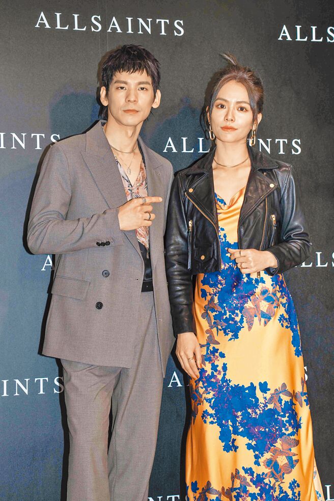 宋芸桦（右）、林柏宏出道至今从未正式合作，期望未来有机会能一同演出「爱情、悬疑、喜剧片」。　　（石智中摄）