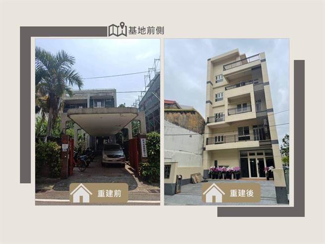 苗栗縣首宗危老建物重建案，業已完工。（苗栗縣政府提供／謝明俊苗栗傳真）