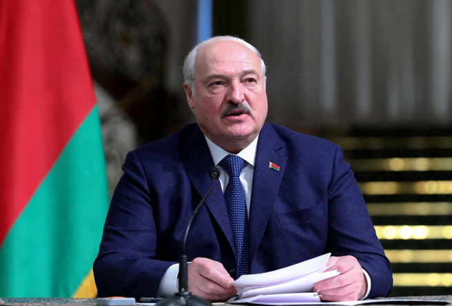 白俄总统鲁卡申柯（Alexander Lukashenko）。（图／路透社）