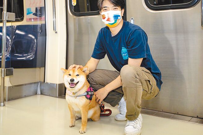北捷與北市動保處響應國際寵物日，首度推出一日限定寵物專屬列車。（台北捷運公司提供／陳薏云台北傳真）