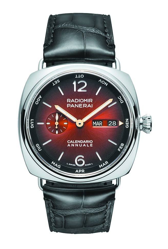 沛纳海Radiomir Annual Calendar体验版年历表（图／Panerai提供）