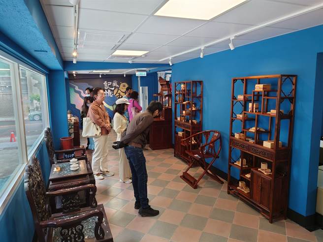 「全台最美公署」藏金閣2館清明連假試營運，吸引民眾朝聖。(台南市環保局提供／曹婷婷台南傳真)