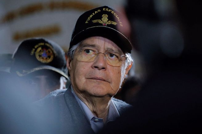 厄瓜多总统拉梭（Guillermo Lasso）。（图／路透社）