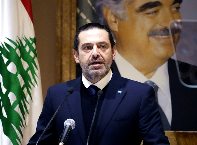 52歲黎巴嫩前總理哈里里（Saad Hariri）被2名空姐控告，十多年前經常在私人飛機上性侵、性騷擾空姐。（資料照／美聯社）
