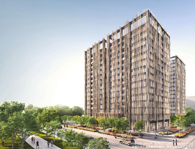 「清景麟PARK」户数为232户，规划45~68坪、3~4房。（图／业者提供）