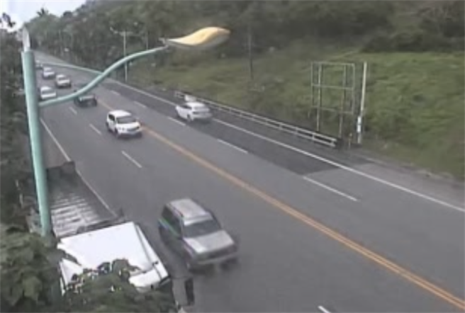今天是清明连假第3天，苏花路廊上午整体运行顺畅。（摘自公路总局即时影像）