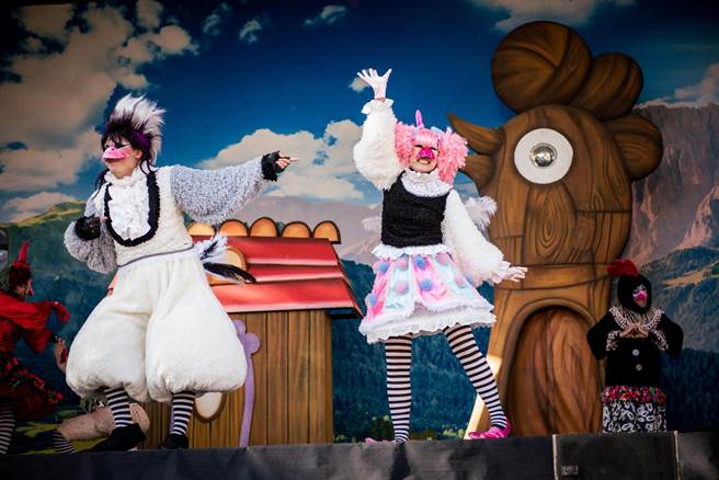 纸风车剧团今（3）日下午将在南投草屯「台湾工艺文化园区」登场。（台湾工艺研究发展中心提供）