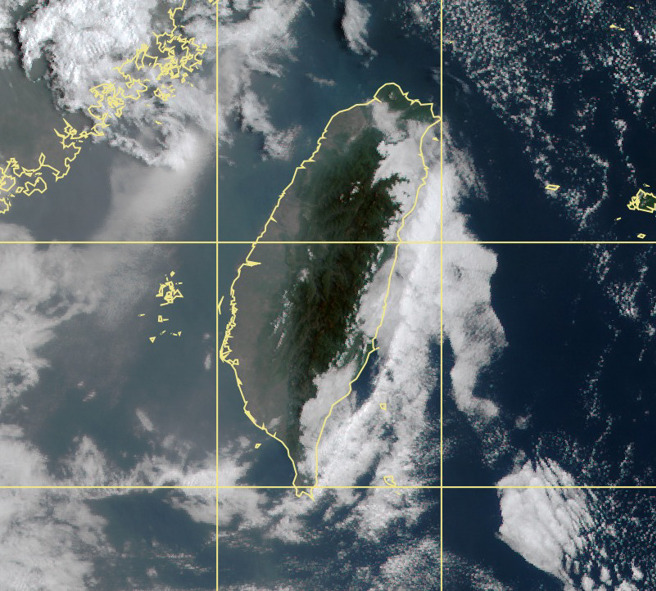 郑明典指出今天西半部会热！且伴随空气污染问题。(翻摄自郑明典脸书)