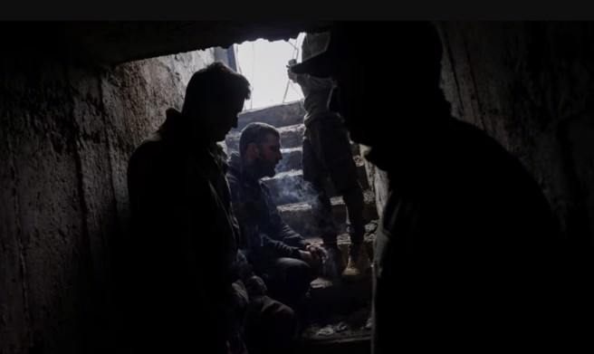 巴赫穆特的乌克兰阵地，据瓦格纳佣兵所说，他们取得半数以上的巴赫穆特城区。(图/路透社)