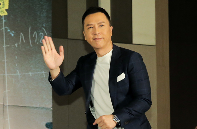 甄子丹近日接受採访宣传新戏《捍卫任务 4》。(图/中时资料照)