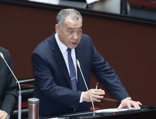 国防部长邱国正。（资料照／姚志平摄）