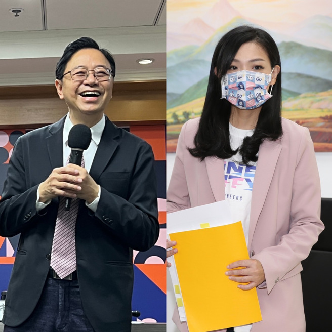 图为桃园市长张善政（左）、新竹市长高虹安（右）。（合成图／中时资料照）