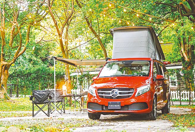 Mercedes-Benz Marco Polo提供六星级的奢华移动休旅生活。（台湾宾士提供）