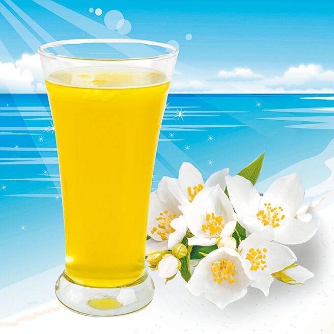 看準氣溫升高，民眾對飲品需求提升，吉豚屋首度推特調飲品系列，包含無糖茉香綠茶（見圖）、蜜桃風味紅茶等，只要點購主餐任一份，可享加購優惠價29元。（吉豚屋提供）