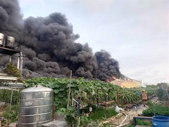 台南永康工廠大火「濃黑煙漫天際」警籲民眾繞道
