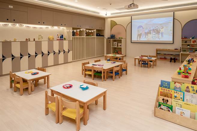 桃园国际机场爱儿宝职场互助教保服务中心。（教育部提供／林志成台北传真）