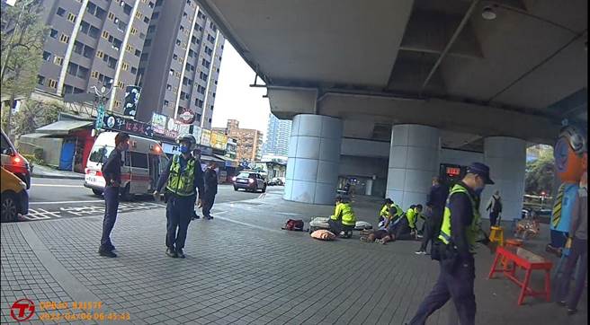 汐止火车站上午发生小黄运将遭最害勒毙。（警方提供）