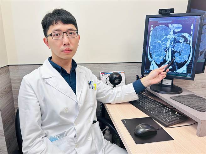 新竹国泰肾臟科医师李治中提醒，规则追踪、服药，与医师积极讨论，留意自身临床症状，多囊肾病变并非完全束手无策。（新竹国泰提供／王惠慧新竹传真）