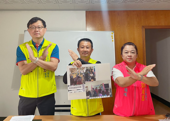 控对手私自重制多位里长影片当宣传，郭贞慧要替基层里长申冤。(戴志扬翻摄)