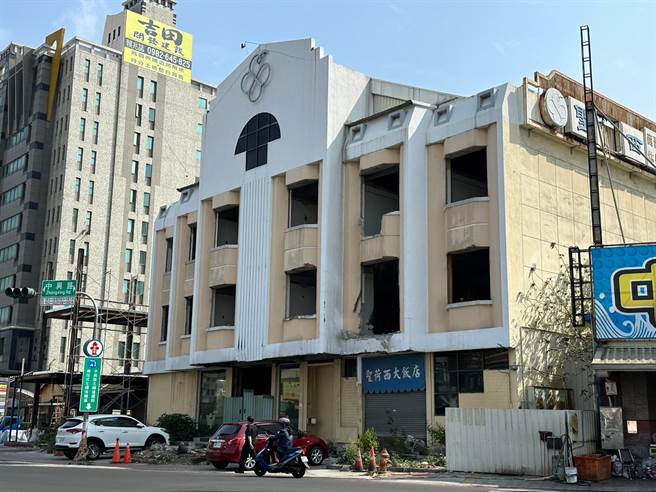 嘉义市原圣荷西饭店被认定是危老建筑，将打掉重盖8层楼安养中心。（嘉义市政府提供∕吕妍庭嘉义传真）