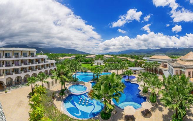 位于台东池上的日晖国际渡假村，曾连年获「最美饭店」封号。（日晖国际渡假村提供）