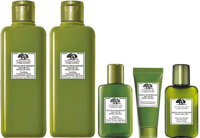 京站的品木宣言青春无敌灵芝水组，原价4420元，特价3100元。（京站提供）