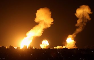 以巴衝突加劇 以色列報復空襲加薩走廊