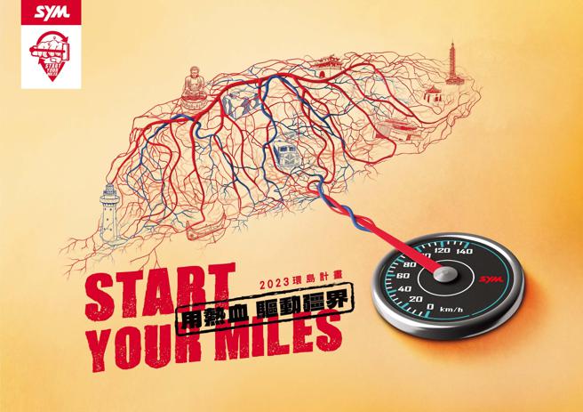 Start Your Miles 2023 SYM環島計畫 開放報名（SYM提供）