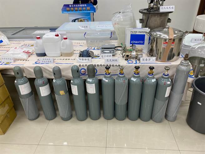 警方查扣大批安毒成品及半成品。（警方提供）